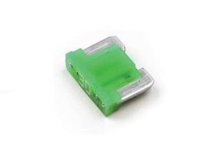 China Low Back Profile Micro Auto Car Mini Blade Fuse 30A 58V Green For Infiniti Subaru Acura Mazda Automotive factory