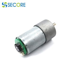 China 90rpm Door Lock Gear Motor 12V 24V Dia 37mm With Encoder factory