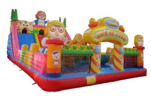 Toddler / Adult Size Large Inflatable Slide Crazy Penguin Party Style WSS-104
