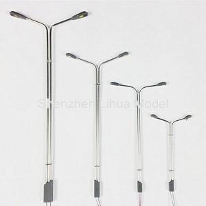 model Steel lamppost,scale 1:75 steel metal post,scale light lamp,metal lights
