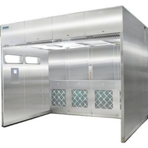 China 100 Lab Clean Room Weigh Booth Negative Pressure Dispensing Booth Laminar Flow Hood factory