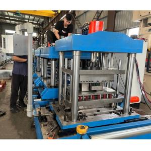China 1mm - 2mm Beam Cold Roll Forming Machine Thickness Adjustable Steel Auto Car factory