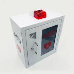 Customizable AED Defibrillator Cabinets , Alarmed AED Wall Box 400x360x200mm