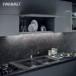 Manufacturer High Quality Kitchen Cabinets L-shape Melamine Kitchen Cabinet