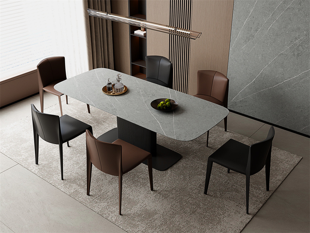 Grey Matt 1600x3200mm Antibacterial Floor Sintered Stone Slabs For Living Room