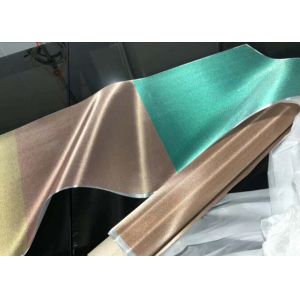 Laminated Glass Decorative Fabric Mesh Metal Coated