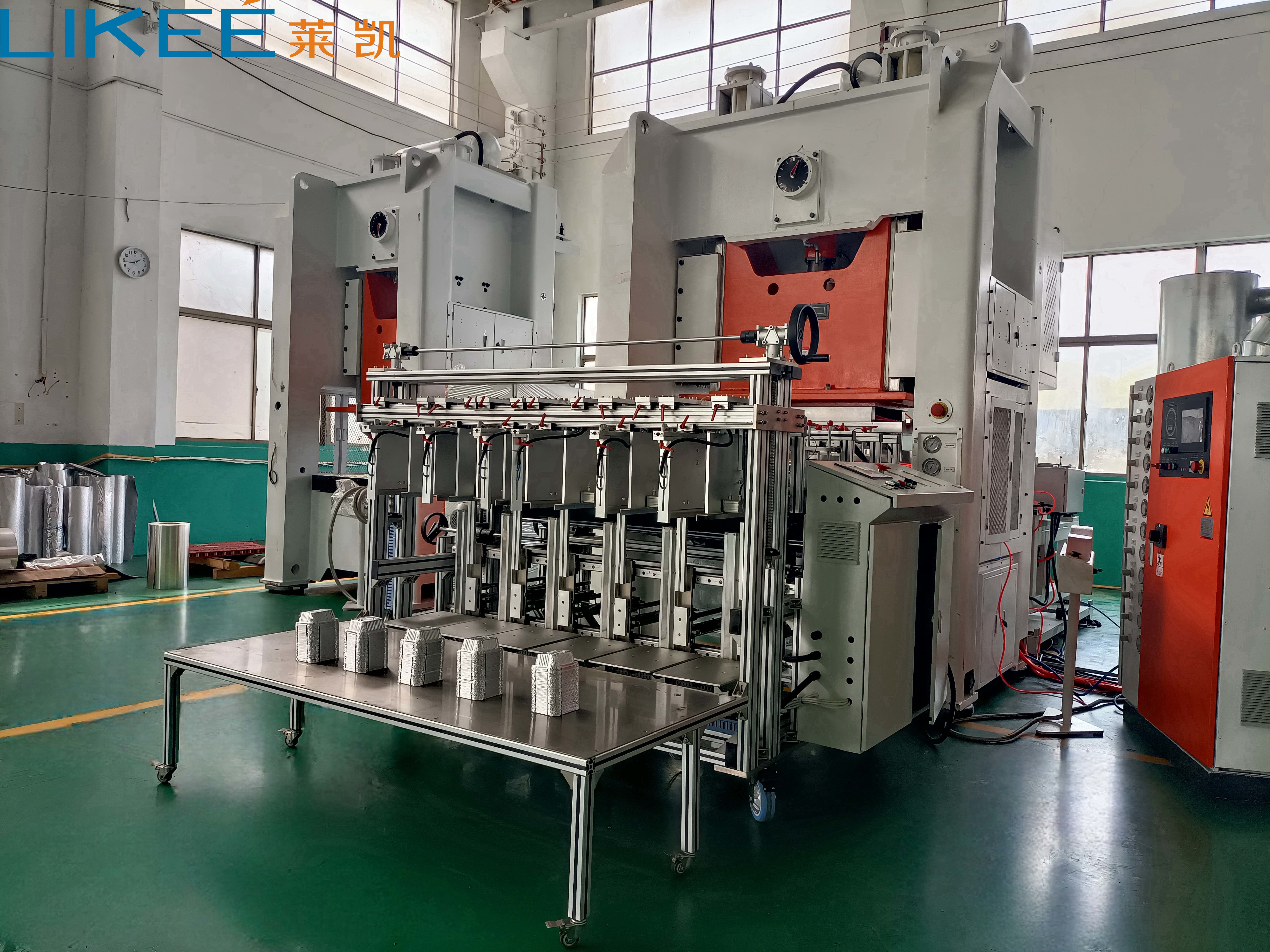 High Productivity Aluminum Foil Container Production Line with Siemens Motor LK-T130