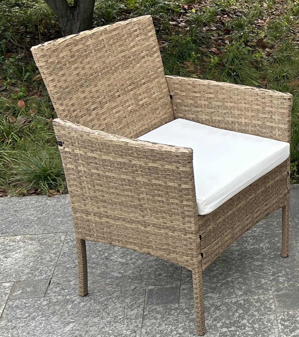 UV Resistant Rattan Sofa Waterproof Design Indoor Outdoor Sofa Table Chair Dining Desk Ottoman Furniture Set