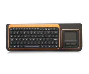 China Ruggedized Tough Industrial Silicone Keyboard With Sealed Touchpad on sale