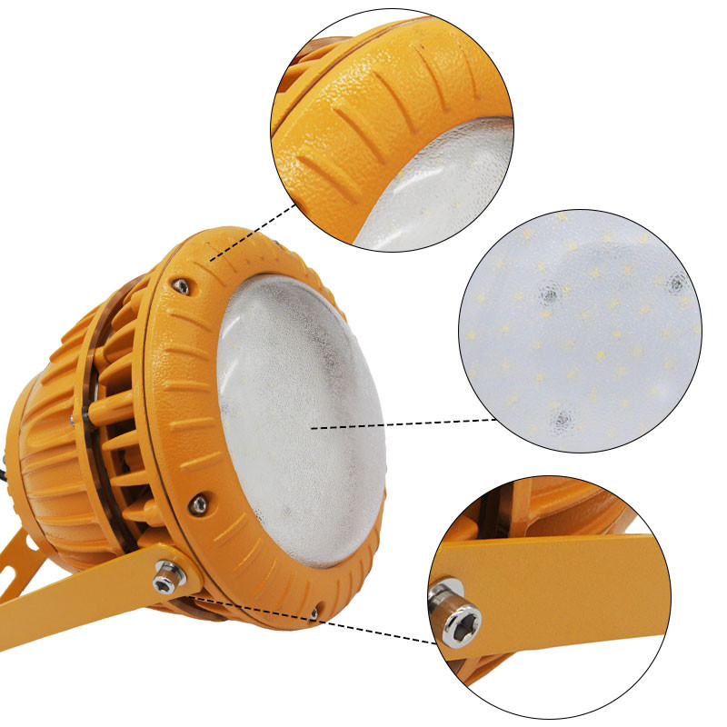Customized Explosion Proof LED Lamp Anti Corrosion Grade WF2 2700K - 6500K
