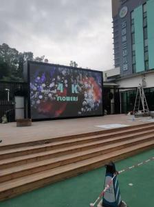 China Outdoor Iron Cabinet P3 LED Advertising Display 5500mcd factory