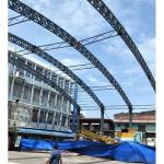 Sturdy Steel Frame Basketball Court Building Steel Structure Sports Infrastructu