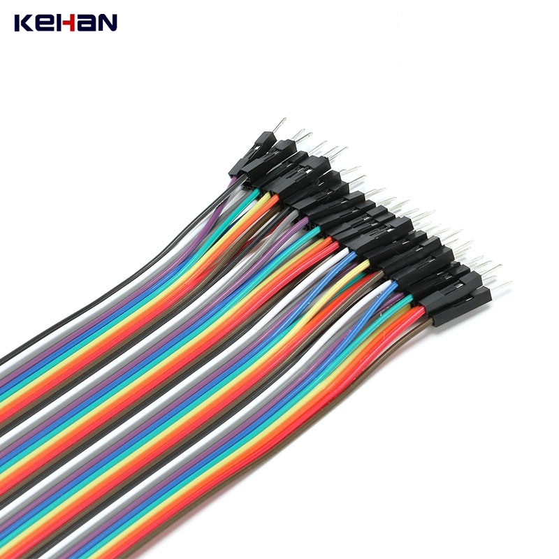 Dupont 2.54 Connector PVC Insulated Rainbow 2.54 Ribbon Cable for Durable Wire Harness