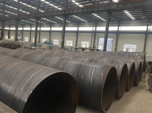 China API 5L Large Diameter SSAW Welded Spiral Steel Pipe Hot Rolled factory