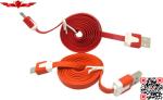 Hot Selling 100% Qualify Colorful 1.0 Meter Micro-USB Flat Data Charger Cable