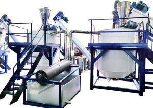 China PP HDPE Plastic Washing Recycling Machine / Milk Bottle Recycling Washing Machines factory