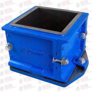 China Cast Iron Cube Mould Four Part 150 Mm Concrete Testing Equipment factory
