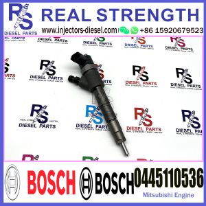 China BOSCH Common Rail Fuel Injector 32R61-00010 0445110536 For Mitsubishi D04FR D06FR Engine factory