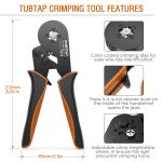 AWG 23-10 Ferrule Wire Crimper Tool Alloy Steel Brass Material