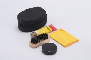 China antique shoe shine brush kit Shoe Shine Sponge Shoe Polish Shoe Brush With Double Corrugated Cardboard Box Packaging OEM factory
