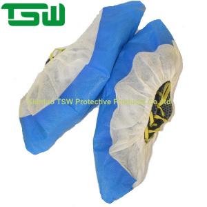China Personal Care Disposable Nonwoven Shoe Cover With CPE Sole factory