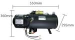 JP 16kw 24V diesel water parking heater 30kw liquid parking heater truck water