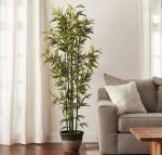 Height 180cm Green Artificial Landscape Trees Bamboo Plant For Outdoor