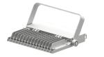 European Standard 75W SMD LED Side Walk / Stadium Flood Light IP66 In Grey Color