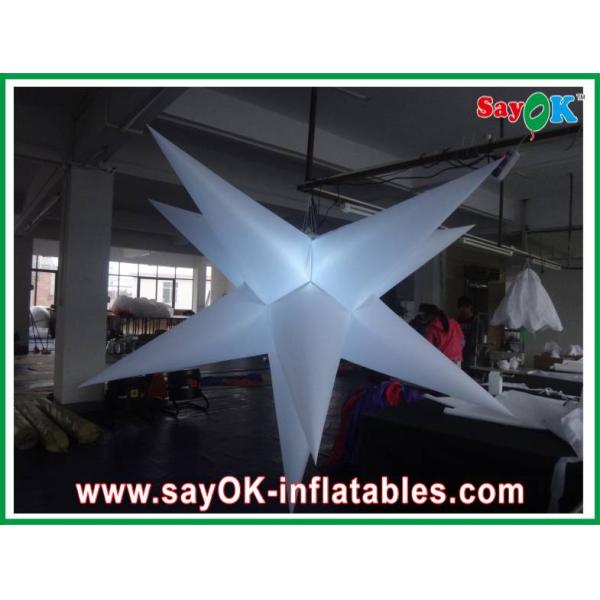 2M Diameter Inflatable LED Light Nylon Cloth For Wedding Ceremony