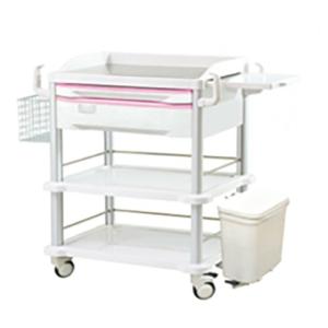 China ABS Medical Procedure Trolley Hospital Emergency Ward Equipment Trolleys Medical factory