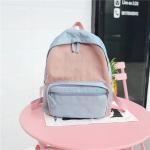 Ins fashion sports new ins color nameplate backpacks student bags handbags