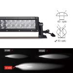 6000K Dual Row Car Light Bar / Aluminum Housing LED Auto Light Bar