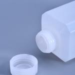 Small Neck Square HDPE Chemical Liquid Sample Reagent Thickened Sealed Plastic