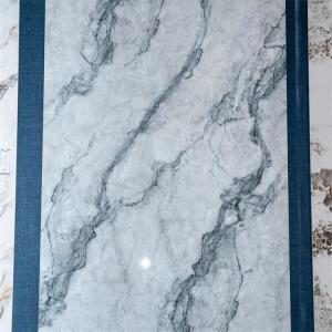 China Glazed Polished White Marble Floor Tiles Heat Insulation factory