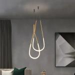 Luxury Chandelier Living Room Hall Restaurant Lamps Villa Staircase Pendant