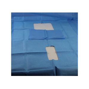 Sterile Disposable Surgical Laparoscopy Drape SMMS 200*300cm