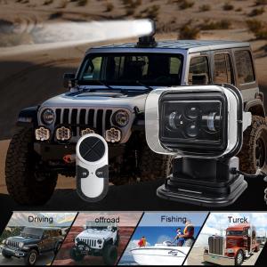 China 60W Led Spot Remote Control Marine Searchlights 50000hours Driving factory
