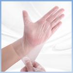 CE Transparent Cast Polyethylene Gloves 0.025mm-0.08mm CPE Hand Protection