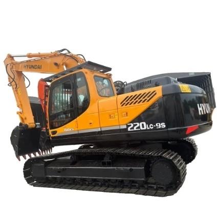 Hyundai 220LC-9S Excavator Great Used Crawler Excavator by Original Hydraulic