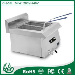 China Temperature Control Induction Deep Fryer , Electromagnetic Deep Fryer factory