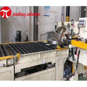 380V Automatic Steel Coil Packing Line With Stacking System And Unloading System