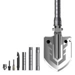 Manganese Steel Multifunctional Outdoor Shovel Square Lightweight Foldable