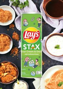 China Stack Up Flavor with Lay's Stax Sour Cream &amp; Onion - 100g - Wholesale Asian Snack factory