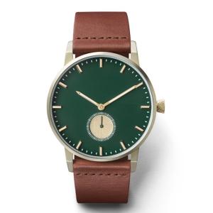 China OEM fashion watch ,Stainless steel watch with genuine leather strap,OEM Wrist watch with Japan Quartz Movement factory