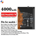 4000mAh Dual IC Protection Lithium Polymer Battery HB396689ECW for Huawei Ascend