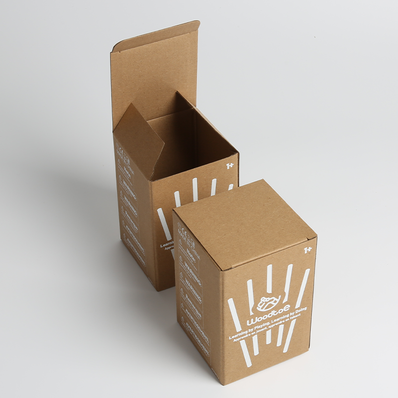 Tuck End Paper Box Packaging Mailer Box Silk Screen Printed Logo With Handle Design
