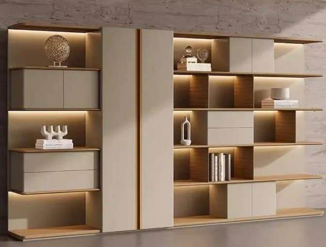 Modern Furniture Wood High Storage Cabinets Office Furniture Office File Cabinet