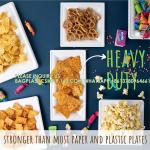 Rectangular Disposable Serving Plates 100% Natural Sugarcane Bagasse Fiber