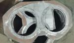 Hydraulic Concrete Pump Spare Parts Spectacle Wear Plate High Performance