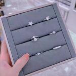OEM Wedding 925 Sterling Silver Rings For Girl 8mm